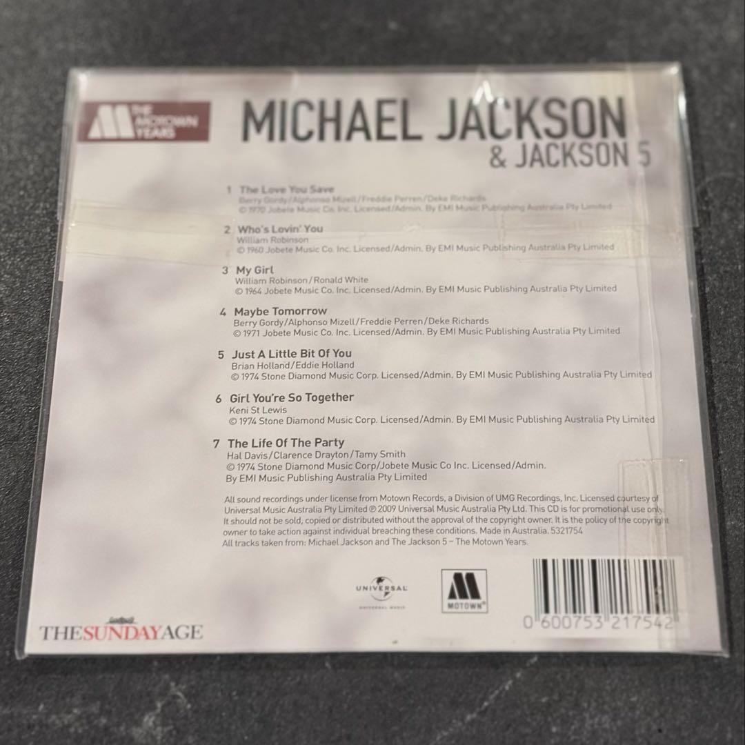 Overseas Music Michaeljackson&Jackson 5 Sampler Cd