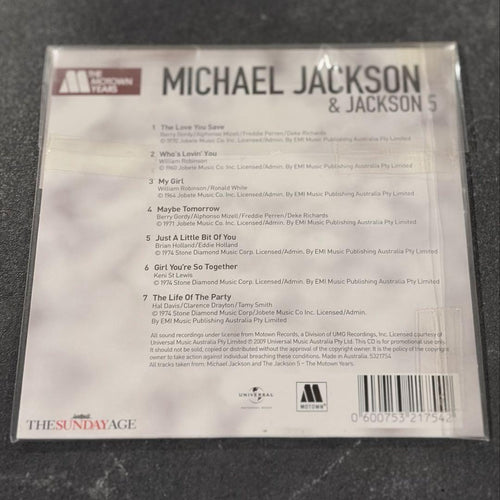 Overseas Music Michaeljackson&Jackson 5 Sampler Cd