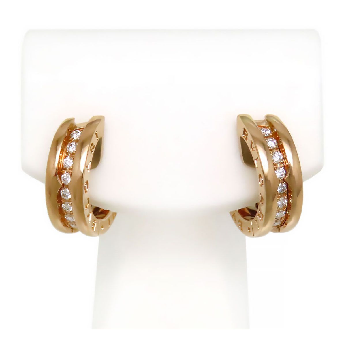 Bvlgari Earrings (For Both Ears) 348036 Au750 (K18Pg)