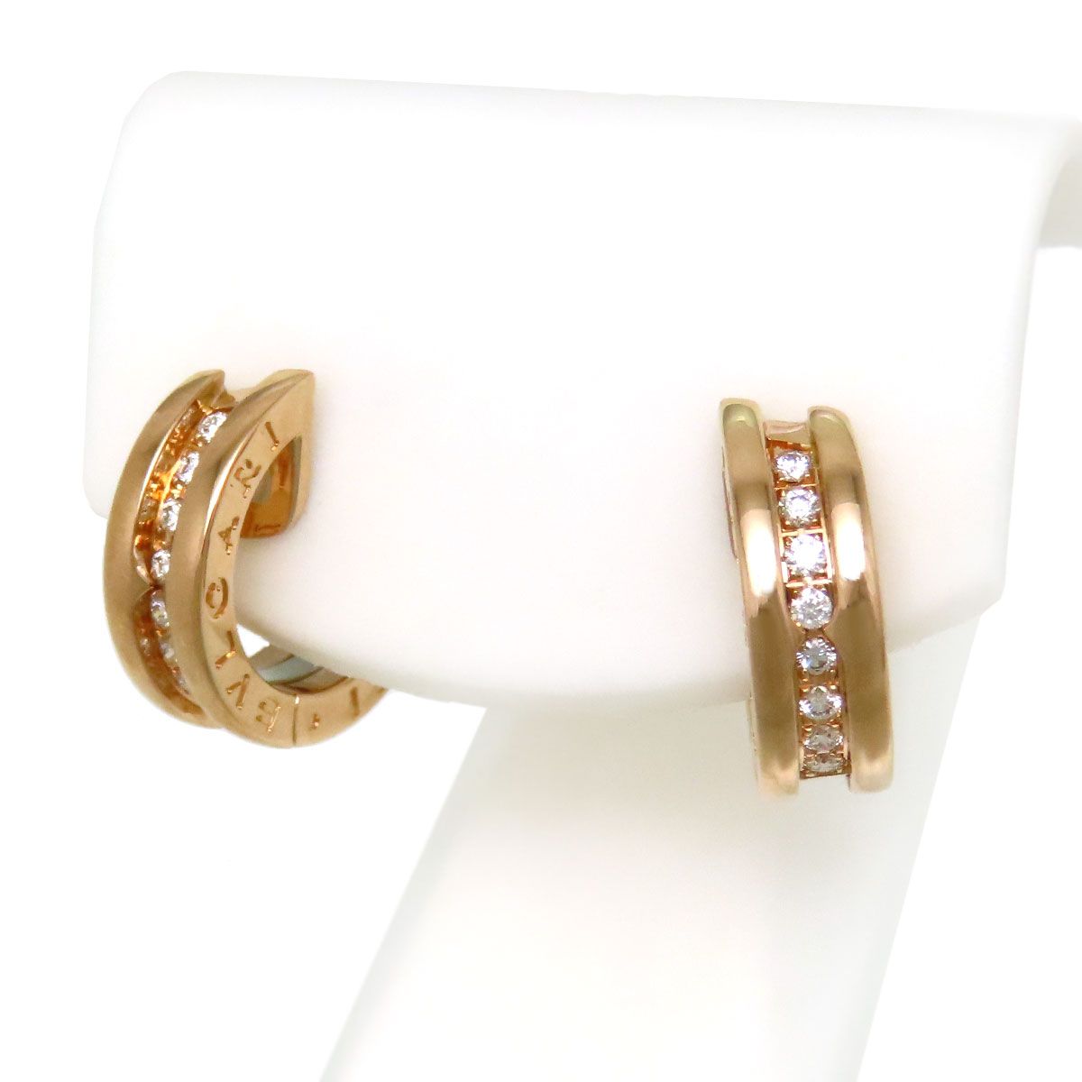 Bvlgari Earrings (For Both Ears) 348036 Au750 (K18Pg)