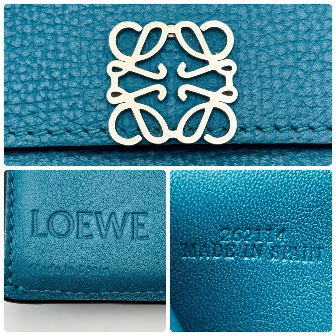 Loewe Trifold Wallets Blue