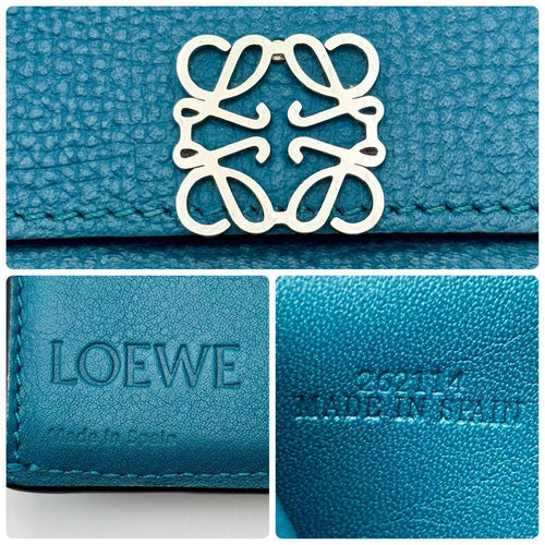 Loewe Trifold Wallets Blue