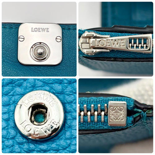 Loewe Trifold Wallets Blue