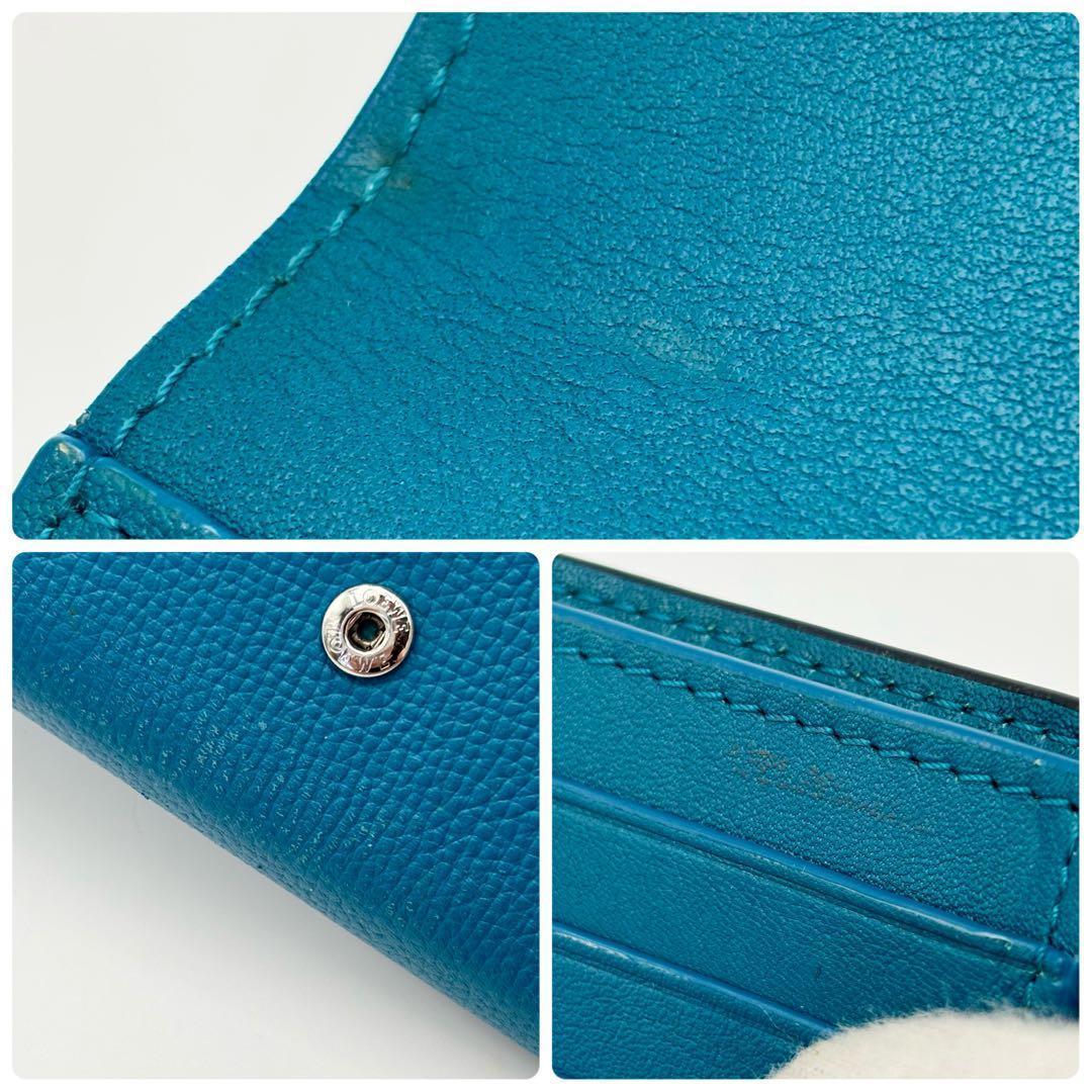 Loewe Trifold Wallets Blue