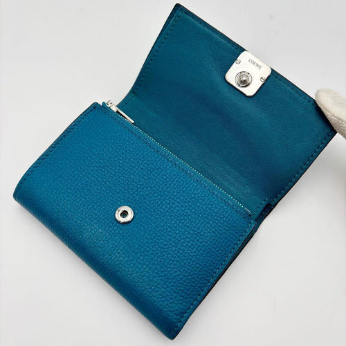 Loewe Trifold Wallets Blue
