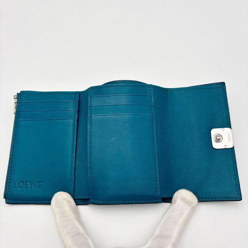 Loewe Trifold Wallets Blue