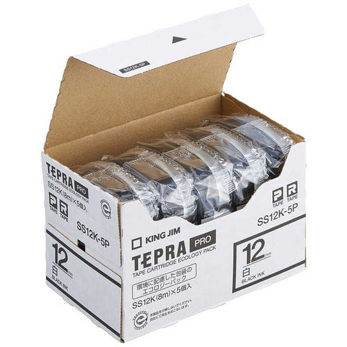 King Jim Ink Cartridge/Refilled Pro /12Mm 5 Ss12K 5P