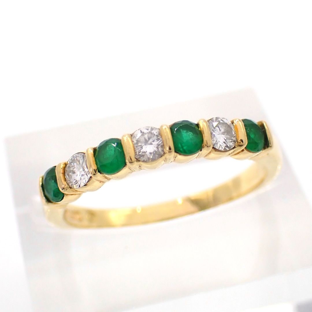 Tiffany Ring Co. 14.5 7P 750 Yg 4902