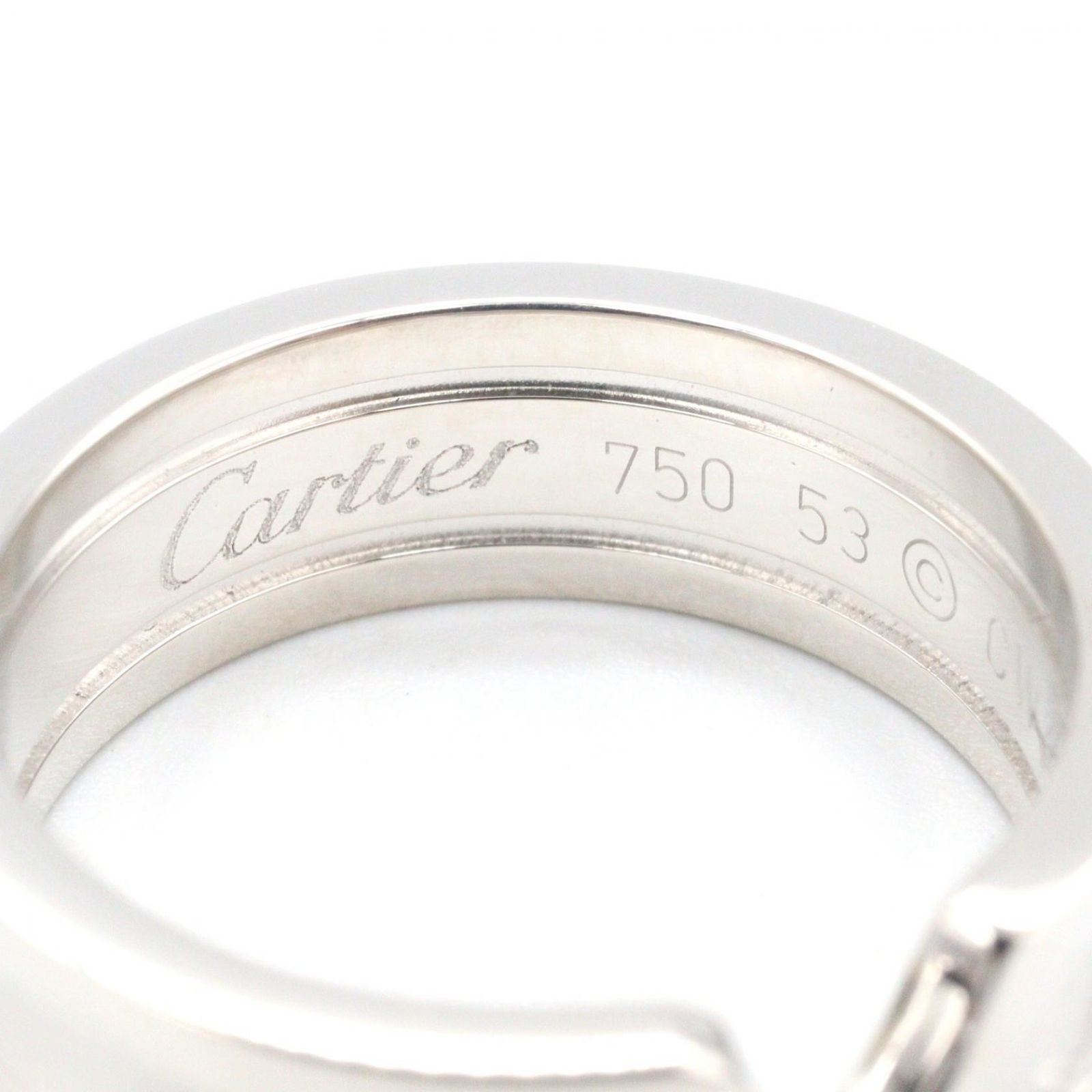 Cartier Ring C2 K18Wg Used A