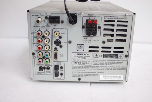 Onkyo Mini Component Systems Fr-7Gxdv Cd Md Dvd