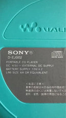 Portable Cd Player Sony D-Ej002