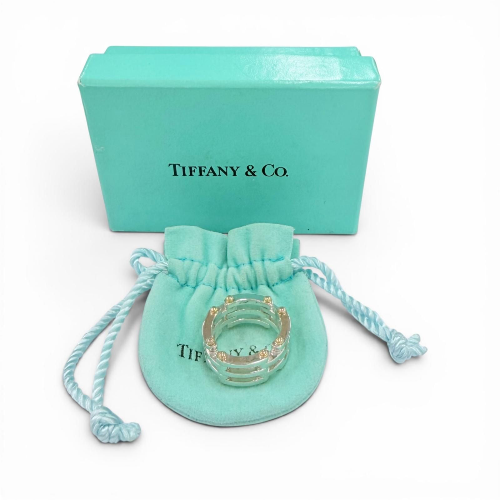 Tiffany Ring Tiffany&Co. 925 750 Jp14 12.4G (Color)