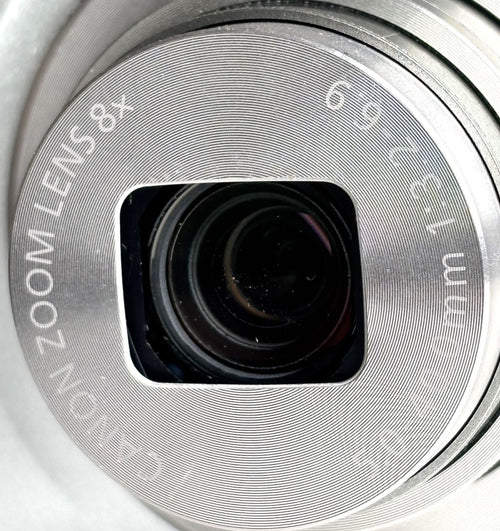 Canon Compact Digital Camera Ixy200 Pc2333 Hd 20Mp 8X Silver 2 /Sd (Ref# 6328)