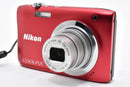 Nikon Compact Digital Camera Coolpix A100 845 Red