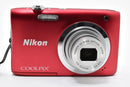 Nikon Compact Digital Camera Coolpix A100 845 Red