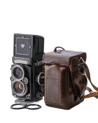 Rollei Double -Lens Reflex Camera Rolleiflex 2.8F Planar White Face