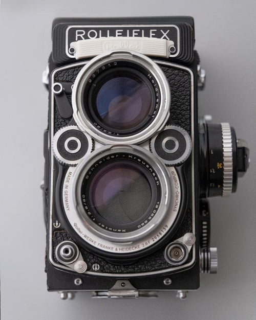 Rollei Double -Lens Reflex Camera Rolleiflex 2.8F Planar White Face