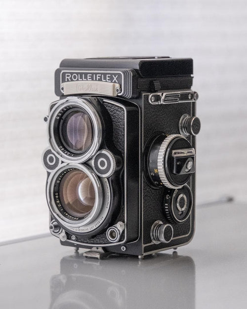 Rollei Double -Lens Reflex Camera Rolleiflex 2.8F Planar White Face
