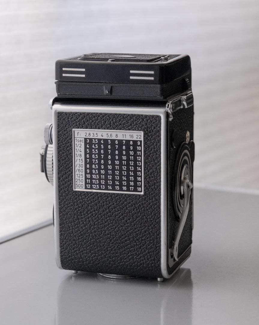 Rollei Double -Lens Reflex Camera Rolleiflex 2.8F Planar White Face