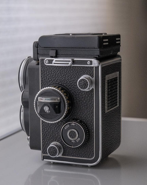 Rollei Double -Lens Reflex Camera Rolleiflex 2.8F Planar White Face