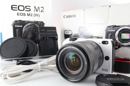 Canon Mirrorless Interchangeable Lips Eos M2 Ef-M18-55 Is Stm Ef-M18-55Mm