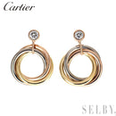 Cartier Earrings (For Both Ears) K18Yg/Wg/Pg