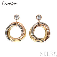 Cartier Earrings (For Both Ears) K18Yg/Wg/Pg