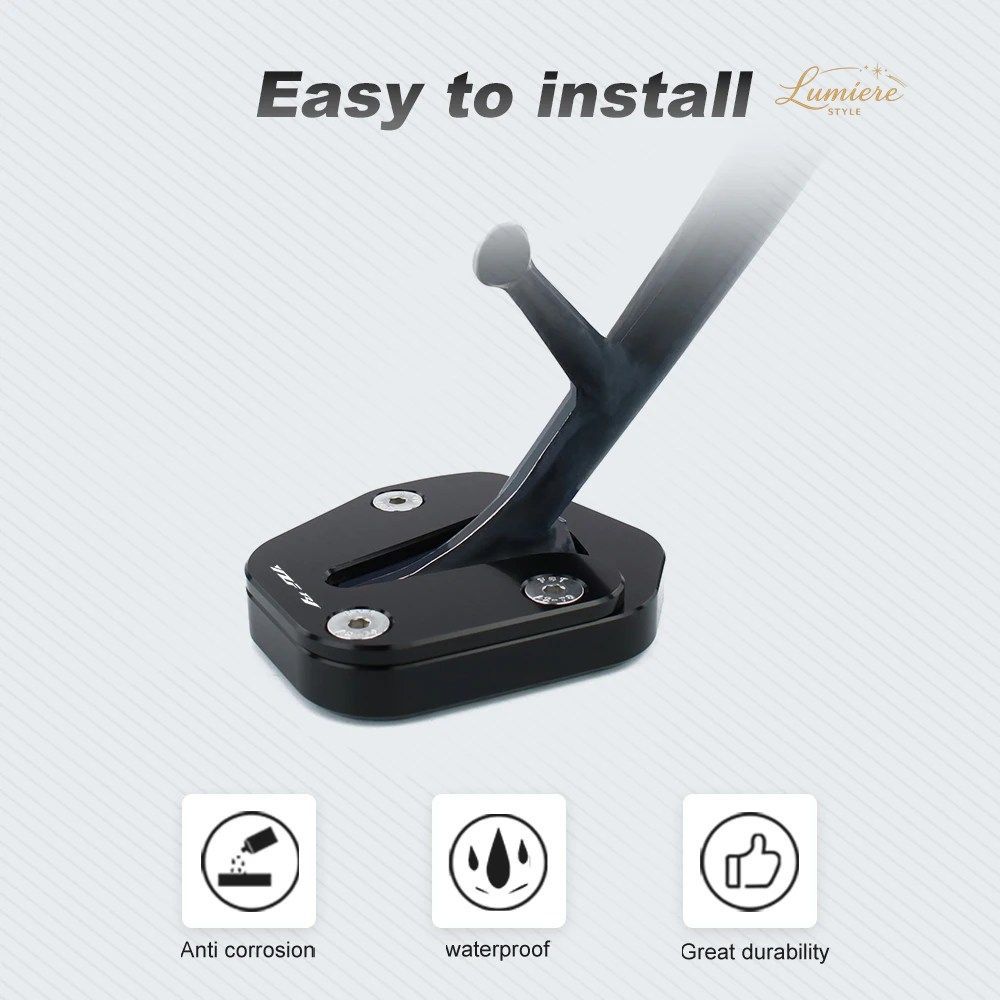 No Brand Others Motorcycle Foot Side Stand Pad Plate Kickstand Yamaha Yzfr1 R1