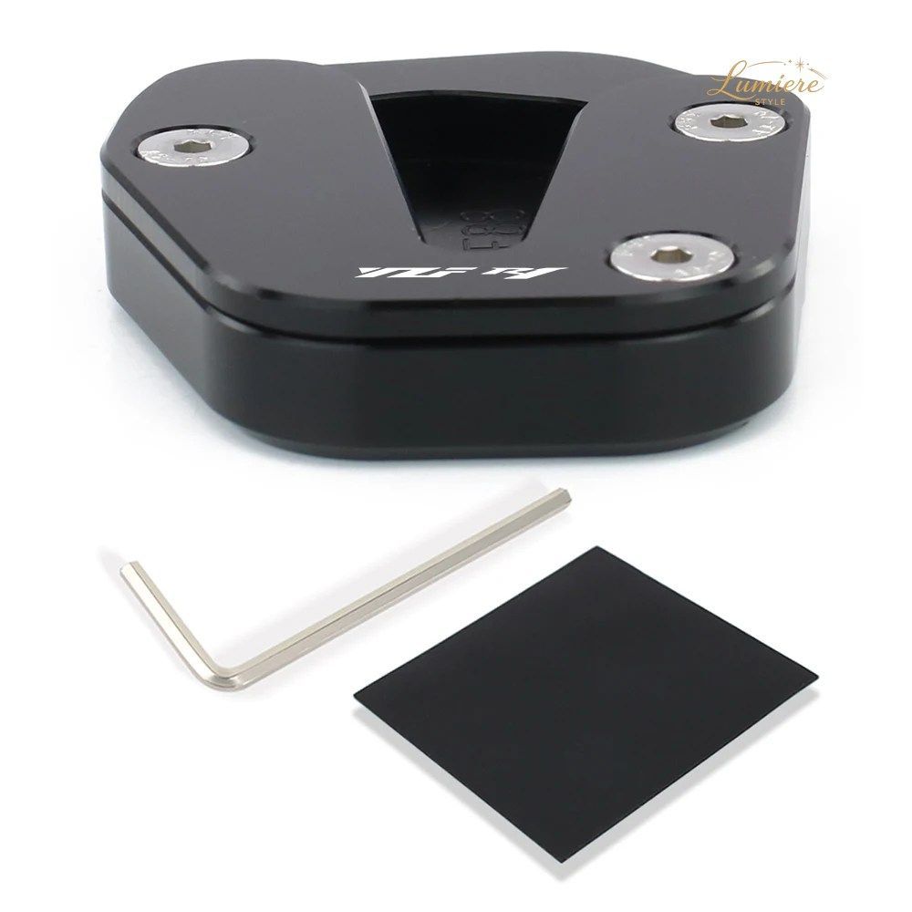 No Brand Others Motorcycle Foot Side Stand Pad Plate Kickstand Yamaha Yzfr1 R1