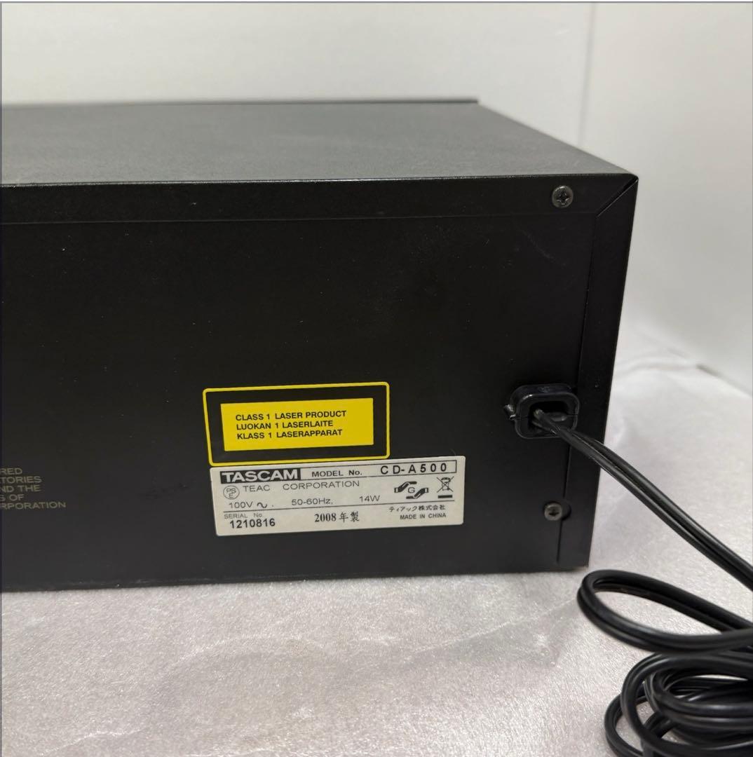 Tascam Cd, Md Cassette Decks Cd-A500