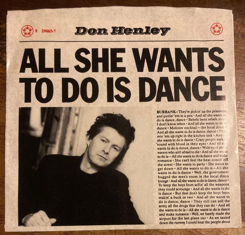 Overseas Music Don Henley All She Wants To D