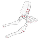 Sicarer Backrest Yamaha Dragstar Xvs400 Ds650 Classic 1998 2022 Sy