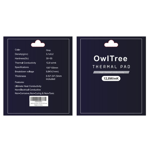 Others Owltree 3 100X100Mm 12.8W/Mk Cpu Gpu Ssd Ic Led