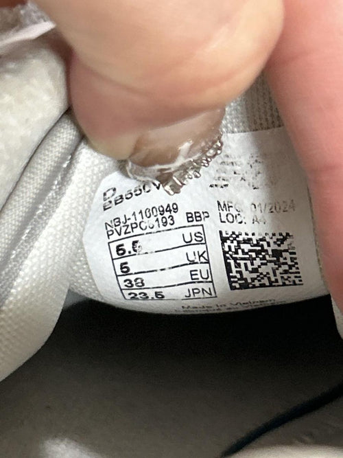 New Balance Sneakers Bb550Vgb Size23.5Cm/
