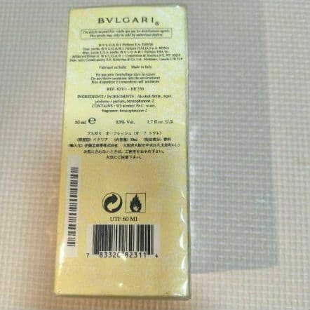 Bvlgari Perfume (Women) 50Ml
