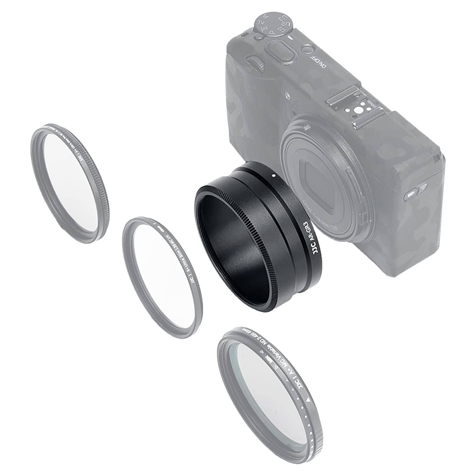 Lens Cap Jjc Ga-1 Ricoh Gw-4 Gr Iii Griii Gr3 Hdf