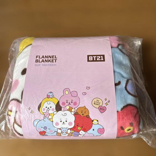 Bt21 Towels Flannel Blanket 140X100Cm