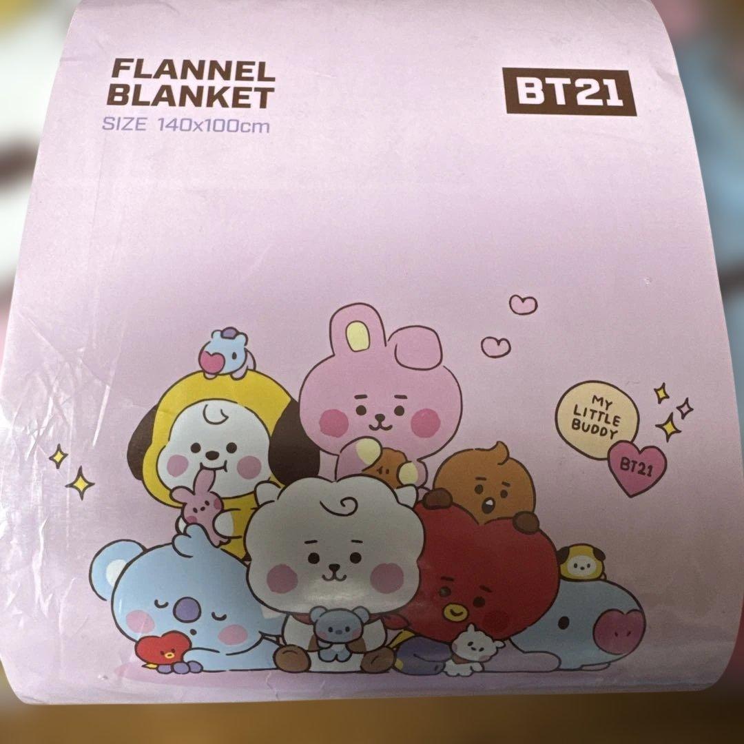 Bt21 Towels Flannel Blanket 140X100Cm