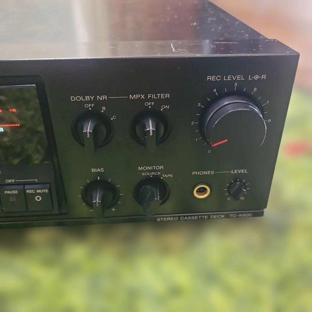 Sony Cd Md Cassette Deck Tc K600