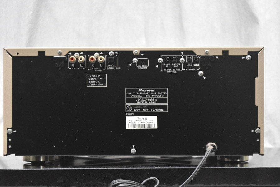Pioneer Cd Sacd Players Pd-F1007