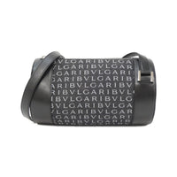 Bvlgari Shoulder Bag Black+Gray( Silver(