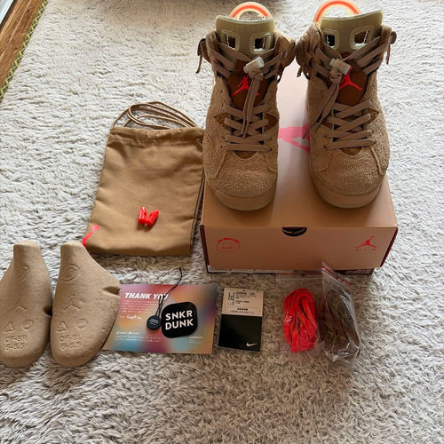 Nike Sneakers Travis Scott Air Jordan 6"British Khaki"