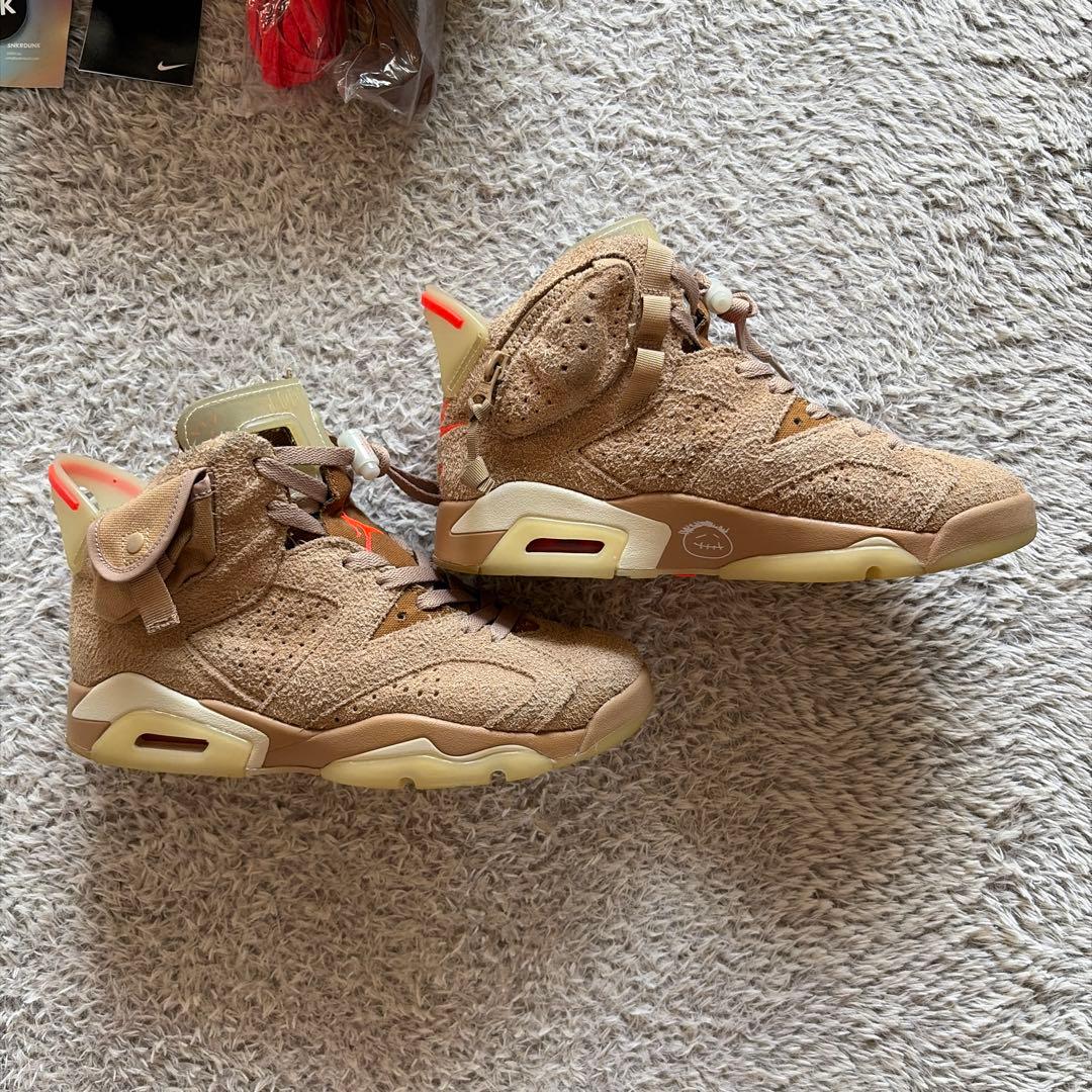 Nike Sneakers Travis Scott Air Jordan 6"British Khaki"