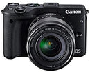 Digital Slr Canon Eos M3 Ef-M18-55Mm F3.5-5.6 Is Stm Eosm3Bk-1855Isstmlk