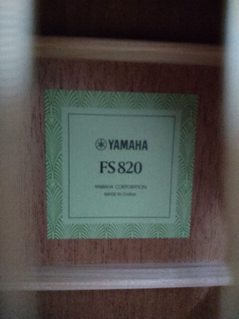 Yamaha Acoustic Guitars Fs820(Ab)