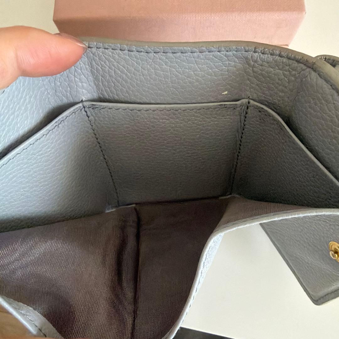 Miu Trifold Wallets