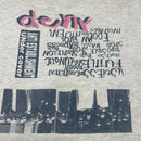 Undercover T-shirt des années 90 imprimé à la main avec police anti-émeute imprimé One And Only Punk