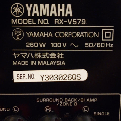 Yamaha Av Amplifiers Rx-V579
