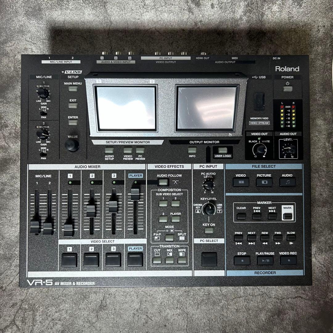 Recording Accessories Roland Vr-5 Av Mixer Recorder