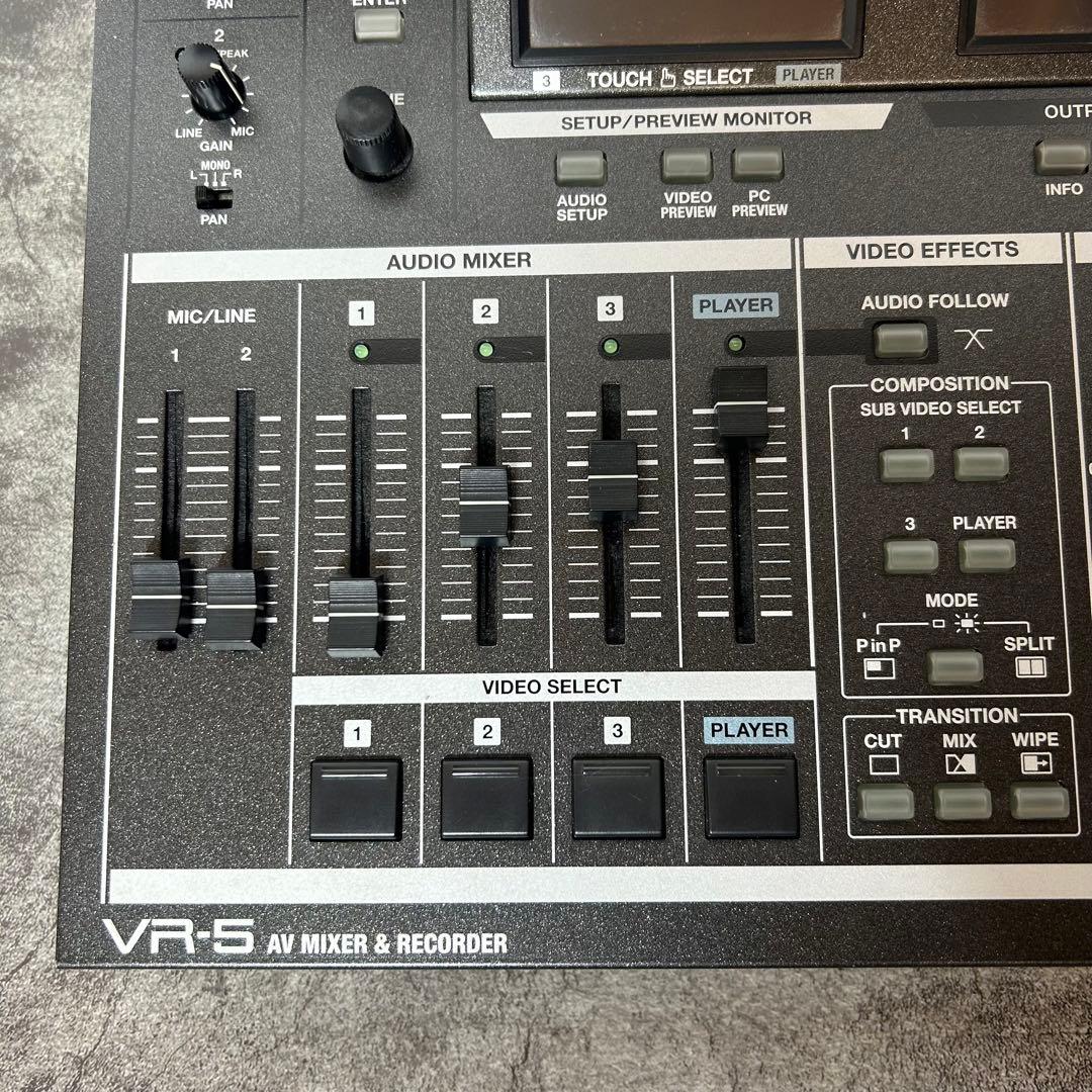 Recording Accessories Roland Vr-5 Av Mixer Recorder